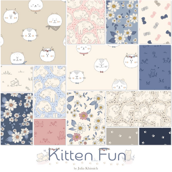 Kitten Fun - 5" Squares