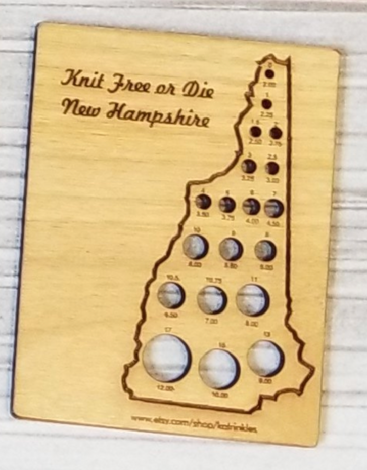 New Hampshire Knitting Needle Gauge