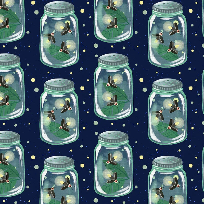 Backyard Bugs - Firefly Jars - Navy