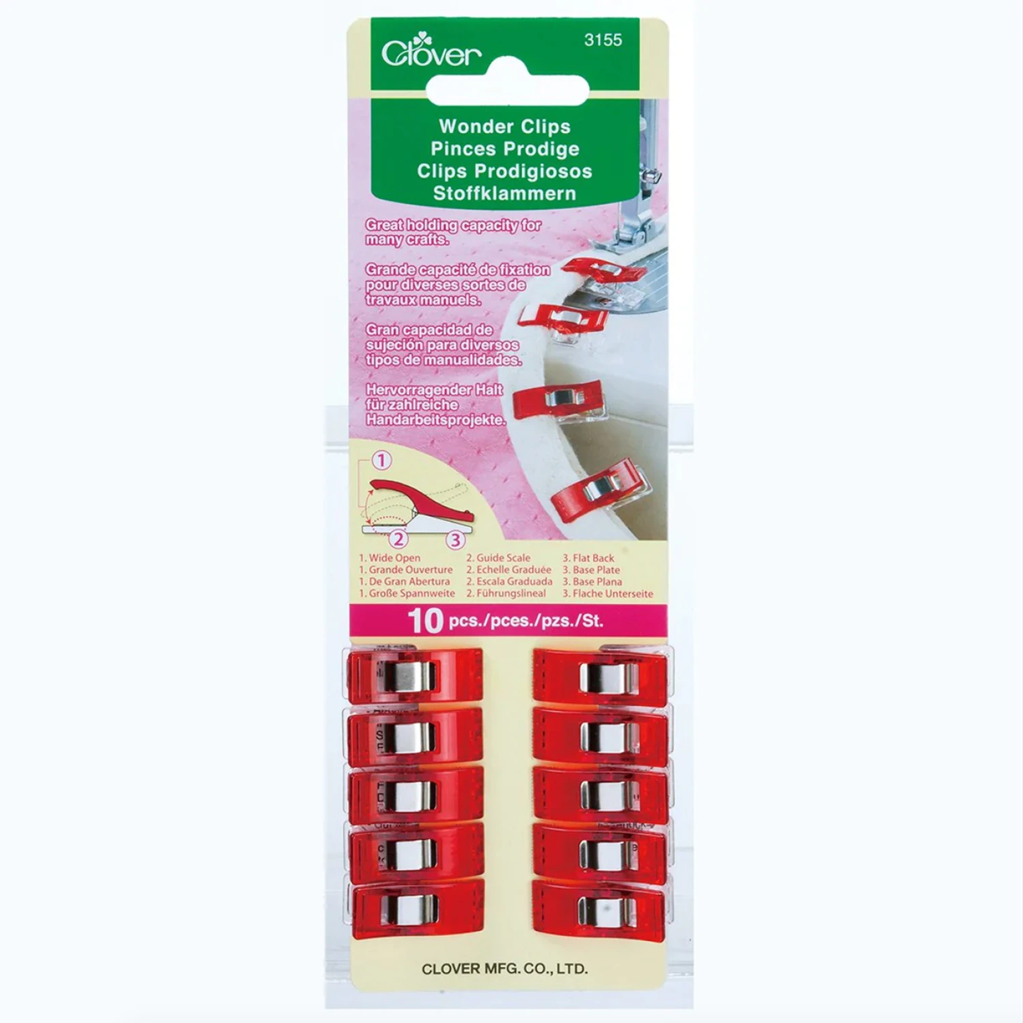 Wonder Clips Red 10Pk