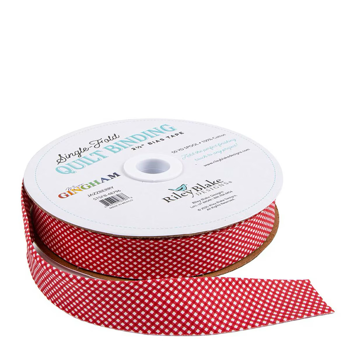 Single Fold 2.5" Quilt Binding