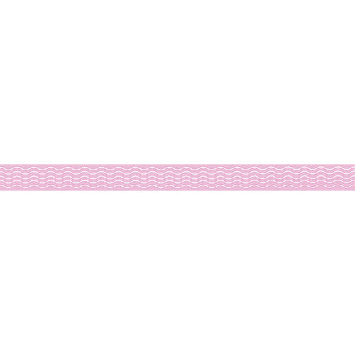 Wave Ribbon - Pink - 5/8"