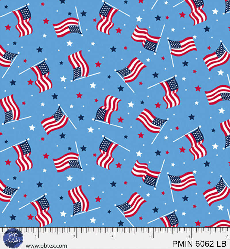 Patriotic Minis - Tossed American Flags