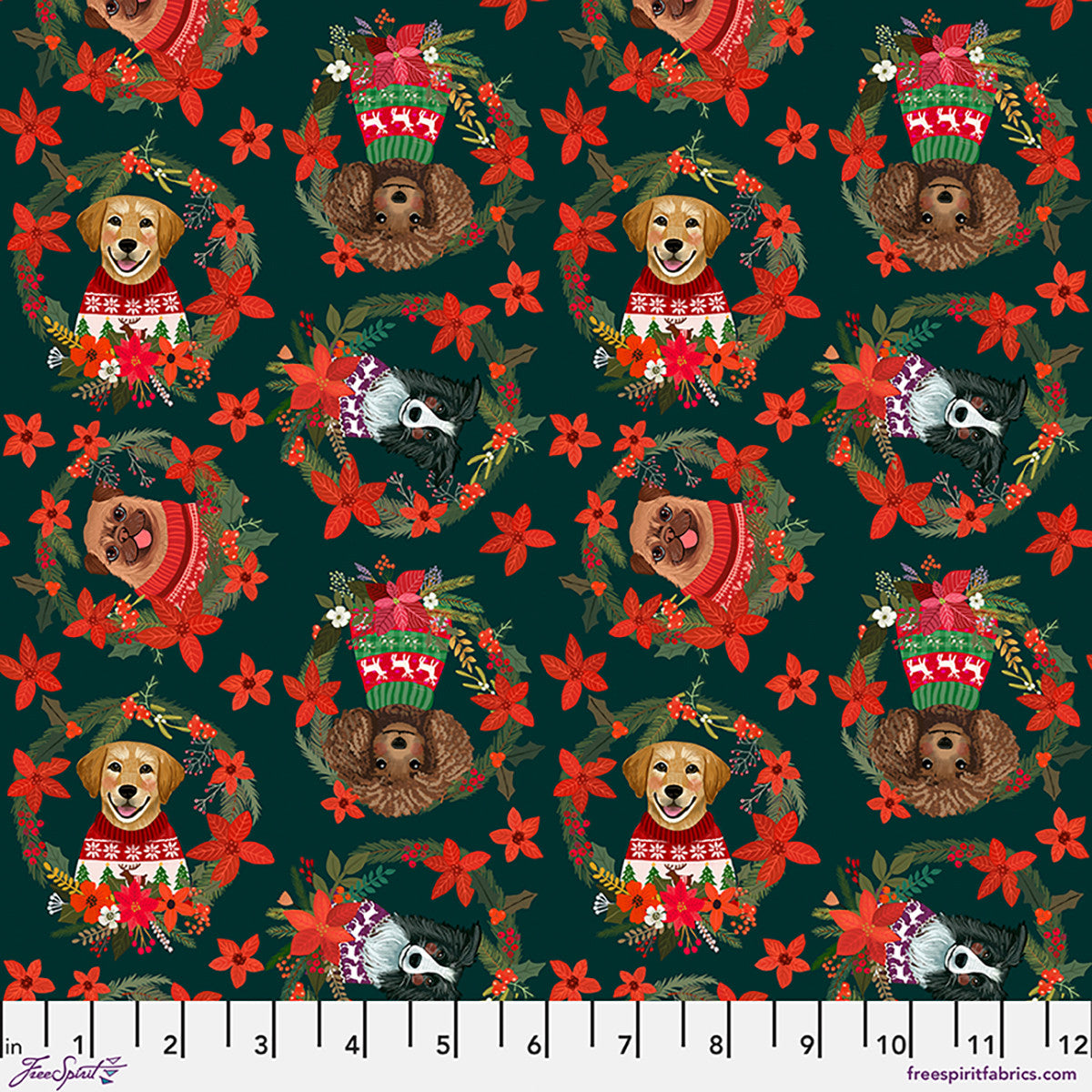 Christmas Pets - Christmas Dogs - Spruce