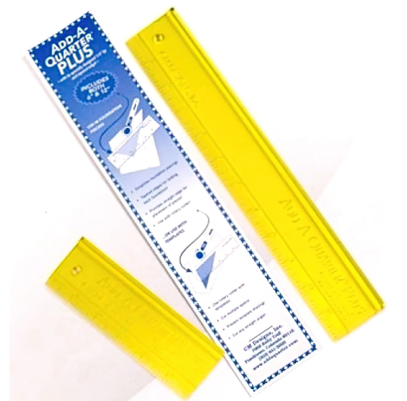 Add-A-Quarter Plus 12" ruler