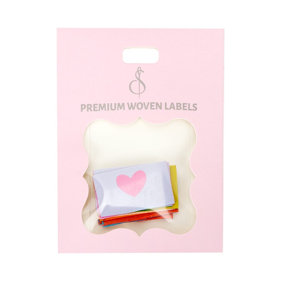 Minki Kim Heart Zipper Tab Woven Label