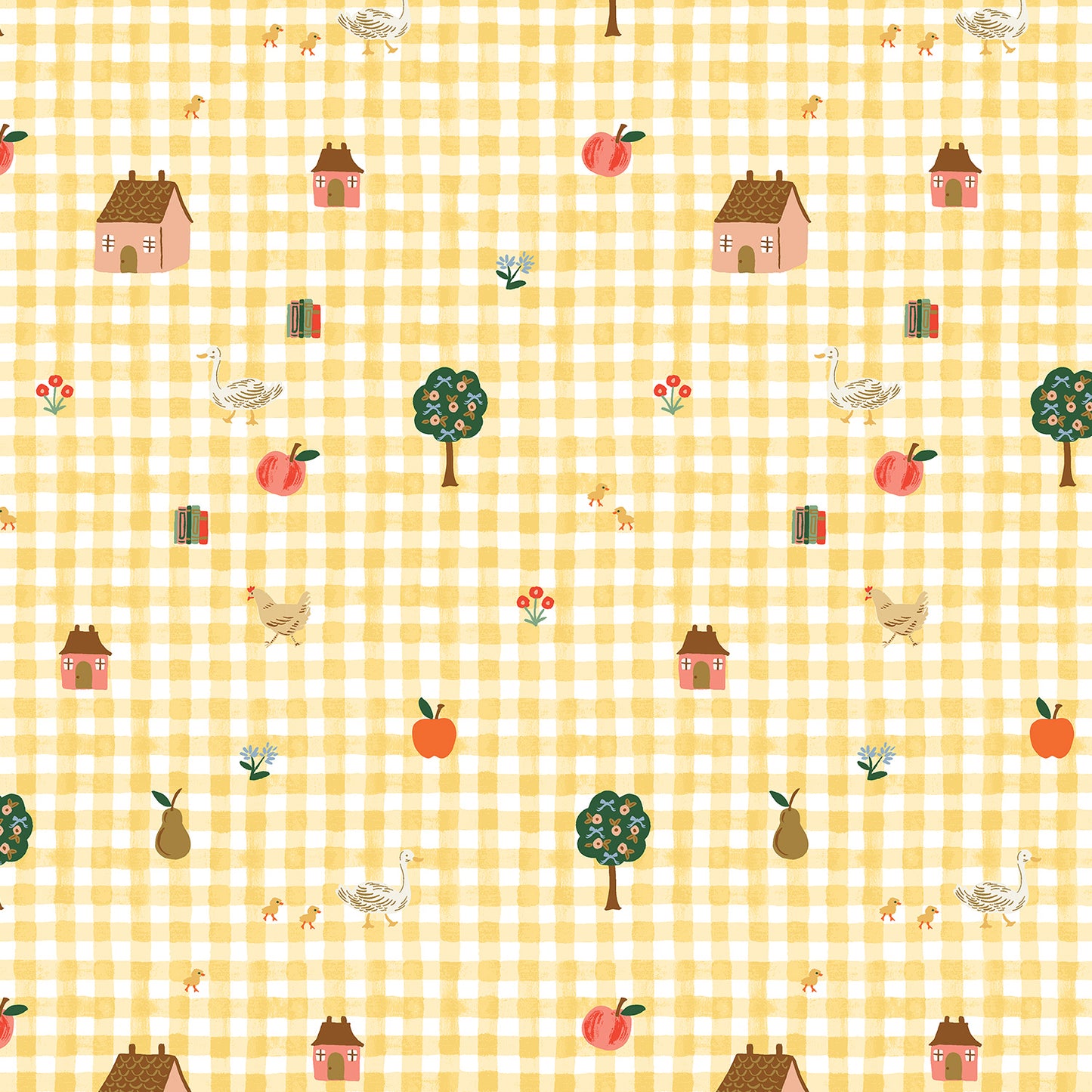 Home Sweet Home - Farmhouse Gingham - Butter
