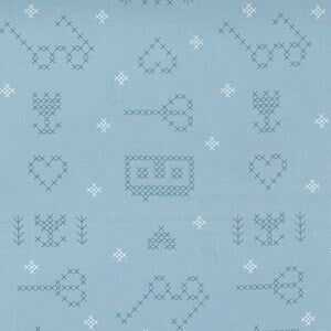 Cross Stitch Sampler Bluebell