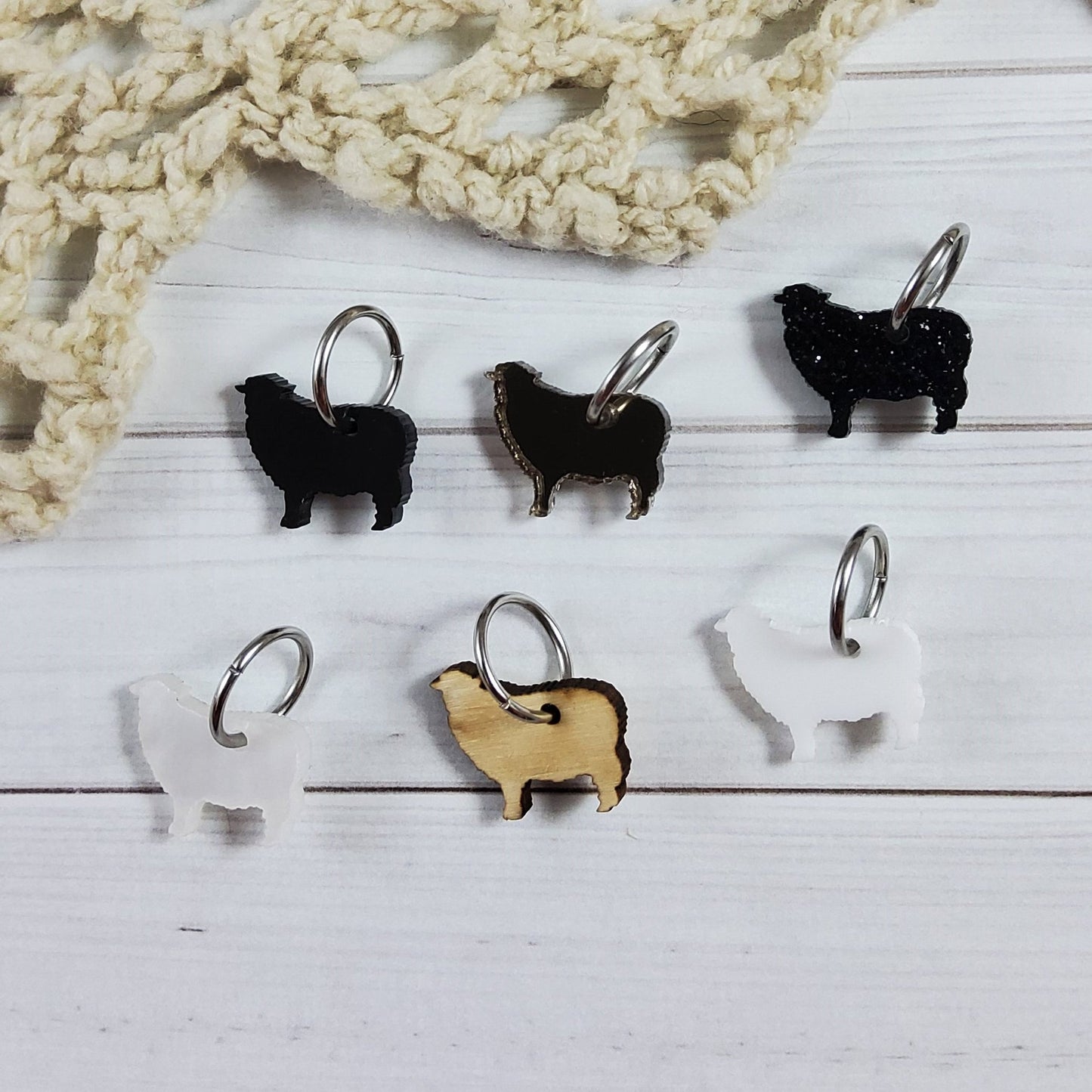 Sheep Stitch Marker Set