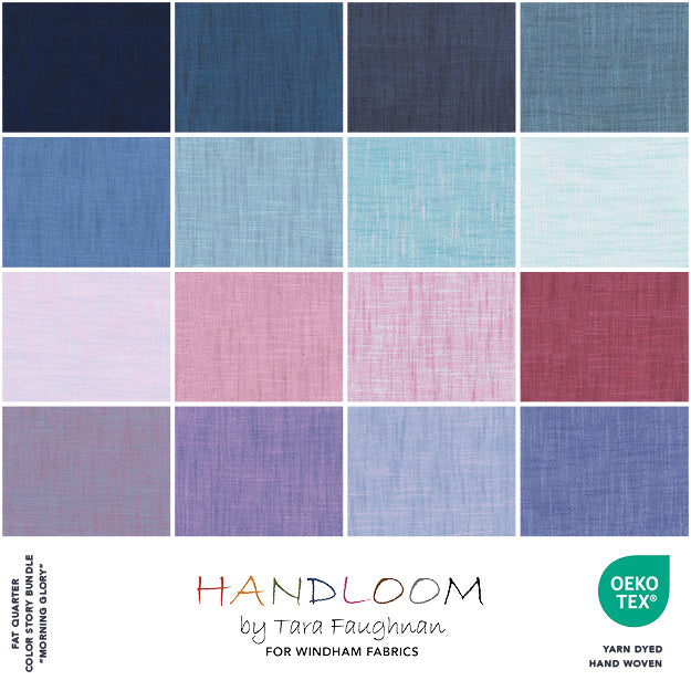 16pk Handloom Fat Quarters - Morning Glory