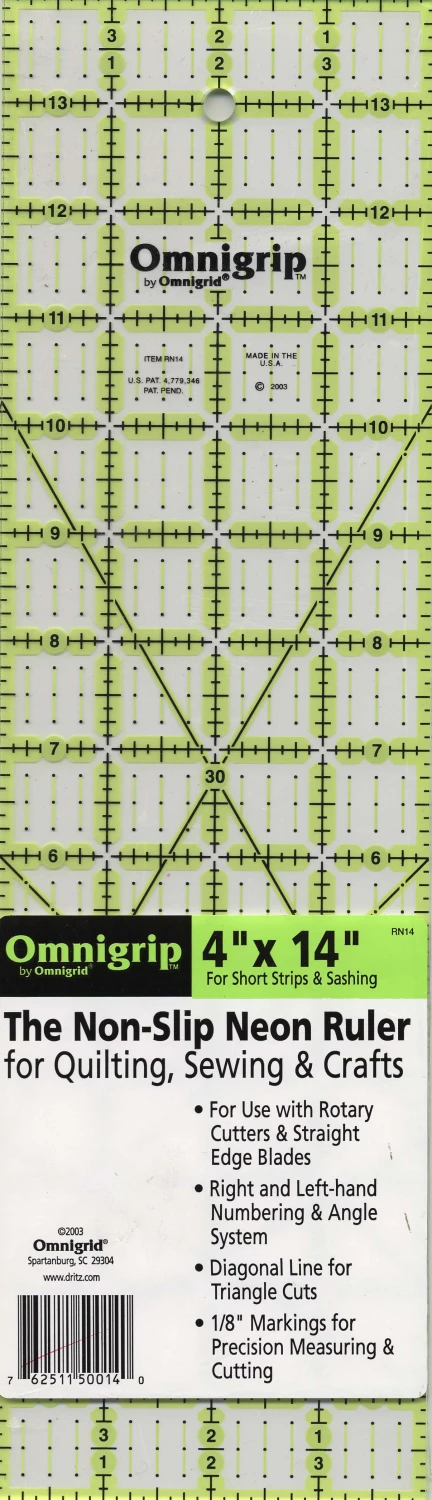Omnigrid Ruler 4"x14"