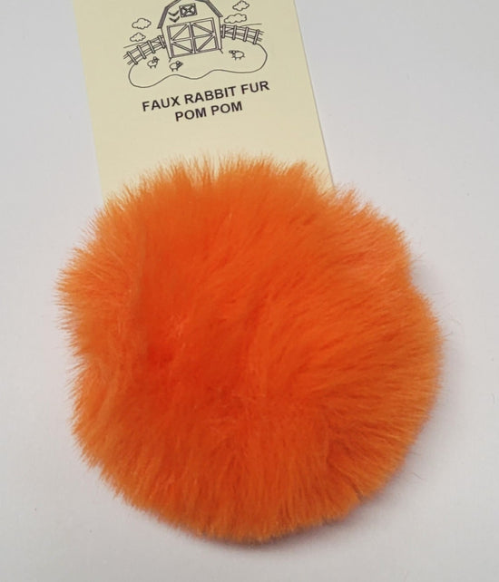 McPorter Farms Faux Rabbit Fur Pompom