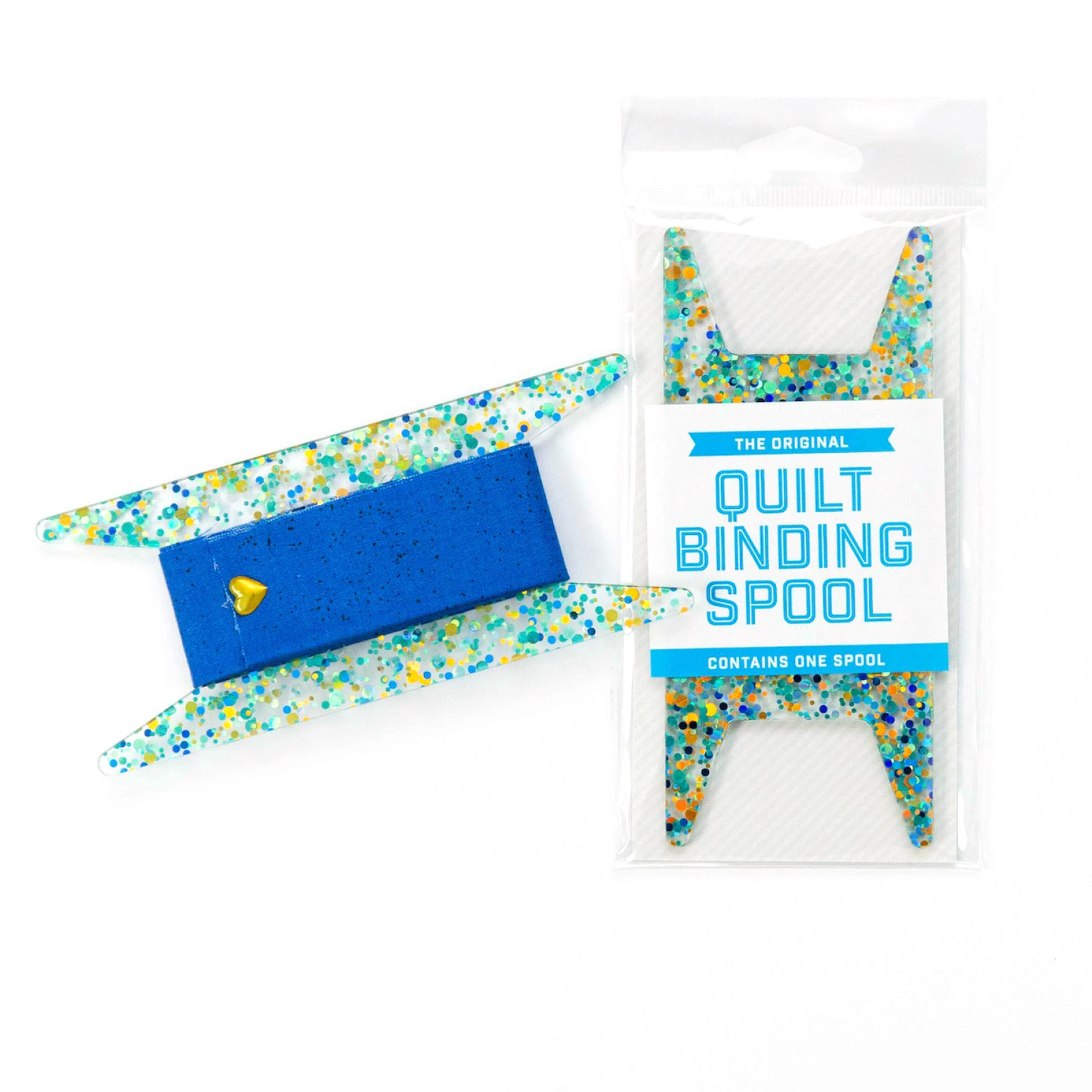 Glitter Binding Spool Blue/Teal/Gold