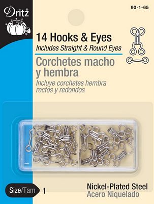 Hooks and Eyes Size 1