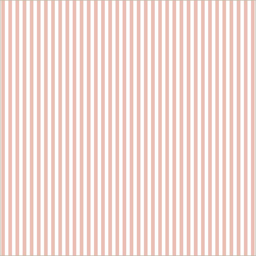 Villa Sol - Narrow Stripe - Pale Pink