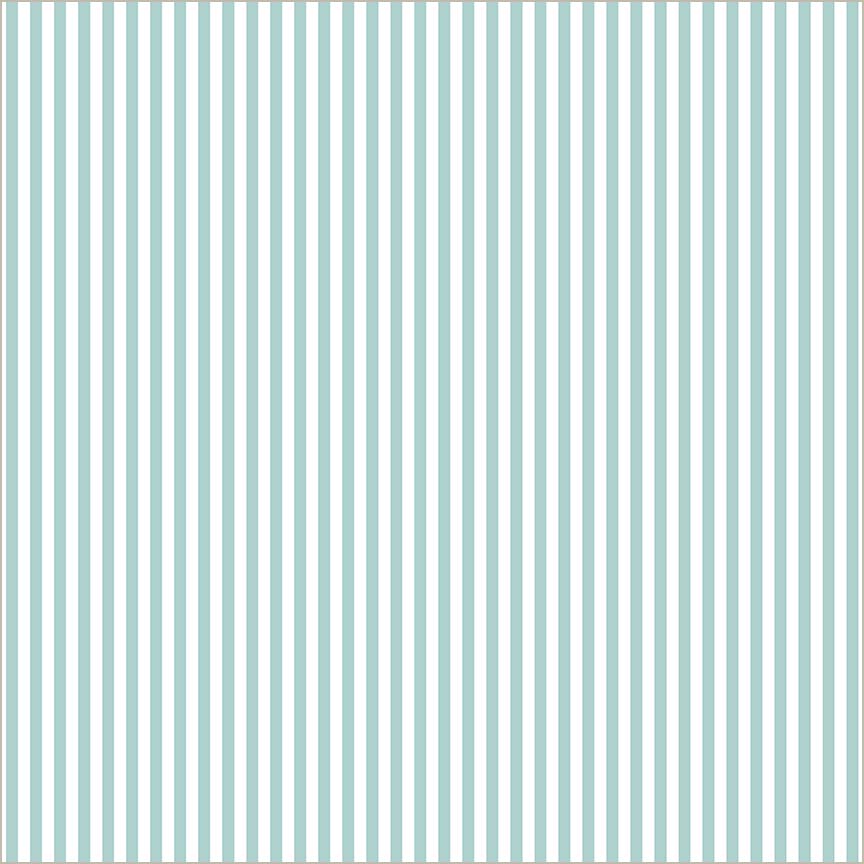 Villa Sol - Narrow Stripe - Aqua