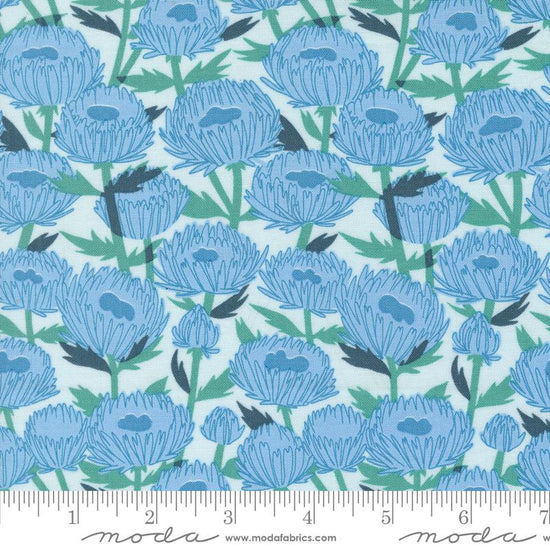 Love Letter - November Florals - Lightest Blue