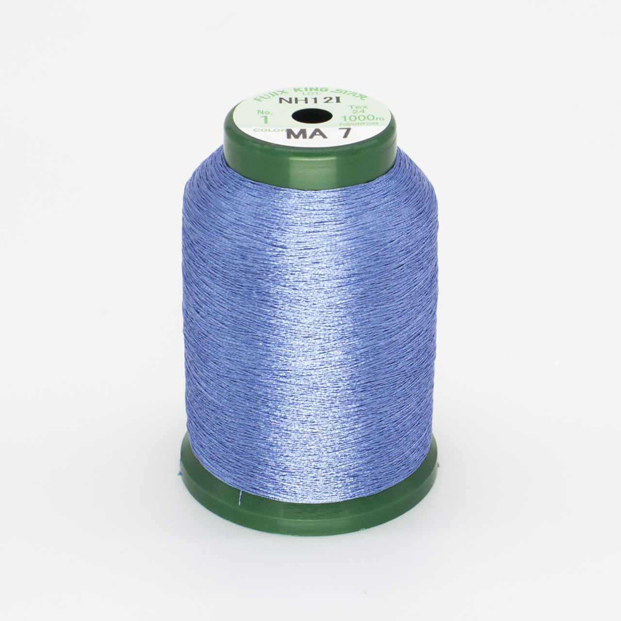 KingStar Metallic Embroidery Thread - Pacific Blue (MA7)