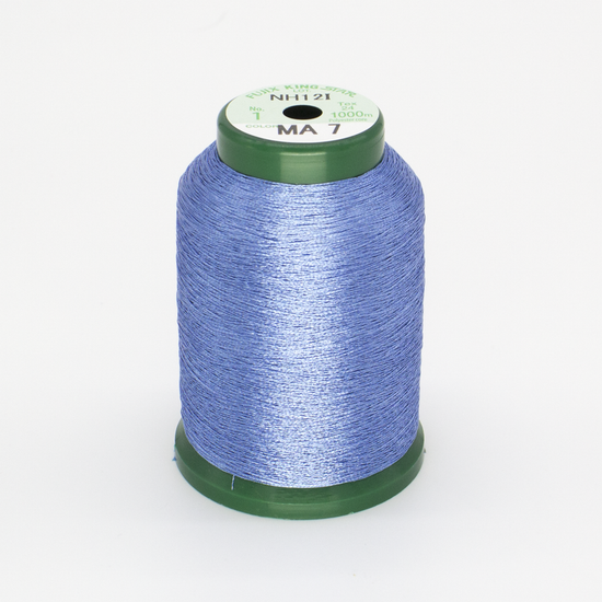 KingStar Metallic Embroidery Thread - Pacific Blue (MA7)