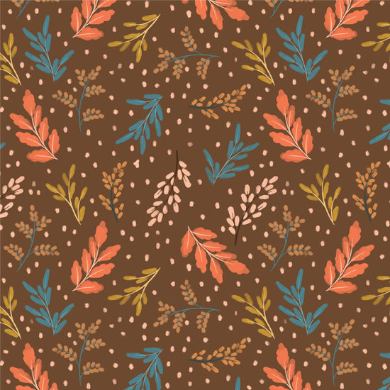 Woodland Creatures - Pastel Branches - Dark Brown