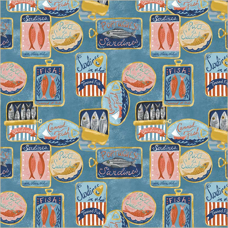Villa Sol - Tinned Fish - Sea Blue