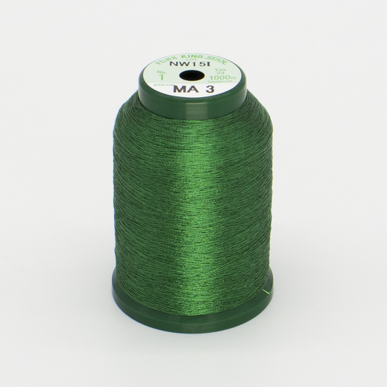KingStar Metallic Embroidery Thread - Green (MA3)