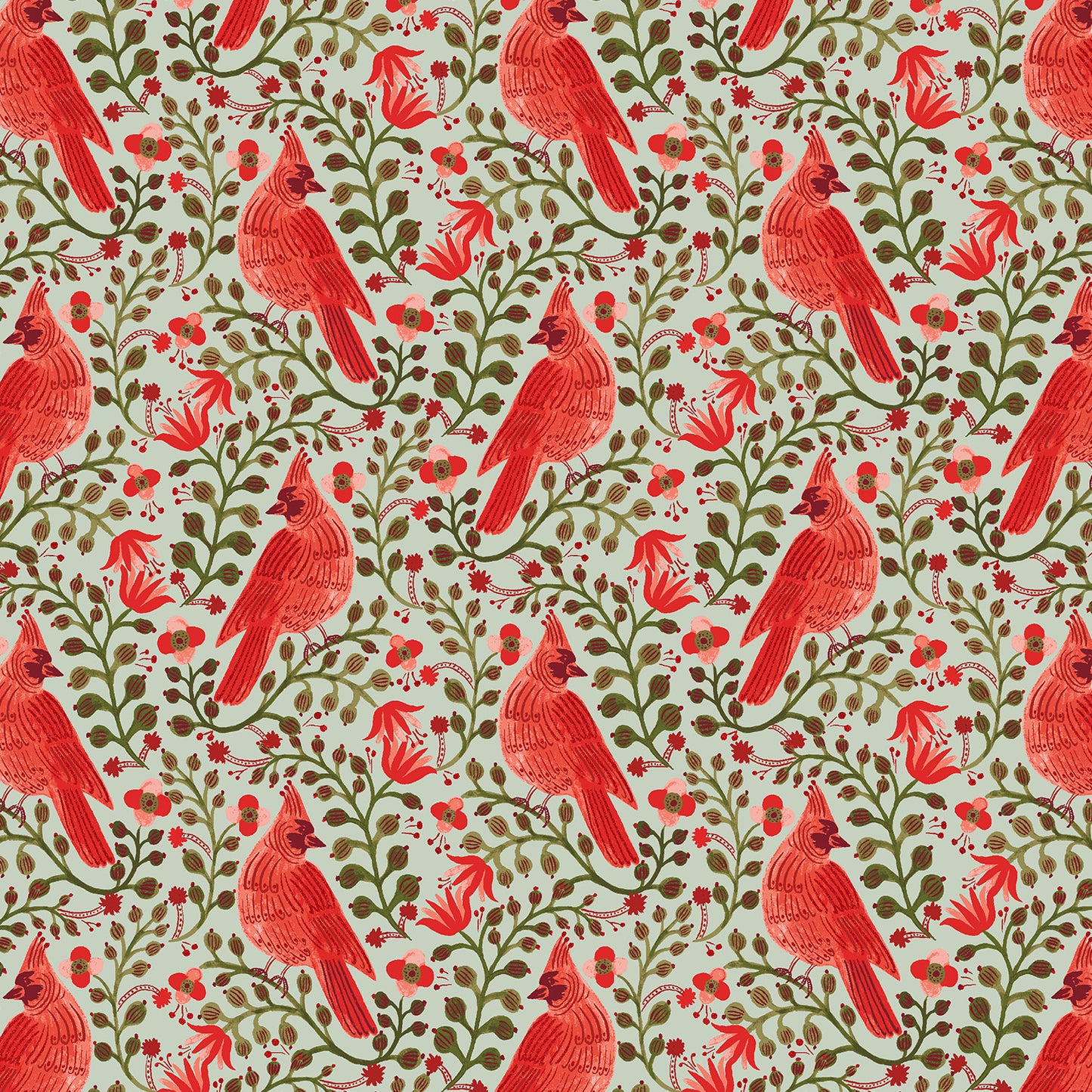 Holiday Classics - Cardinals - Mint Metallic