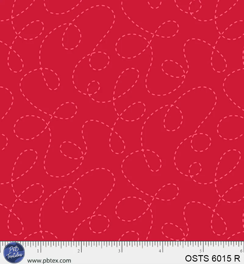 One Stitch Two Stitch - Red