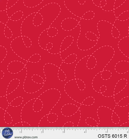 One Stitch Two Stitch - Red