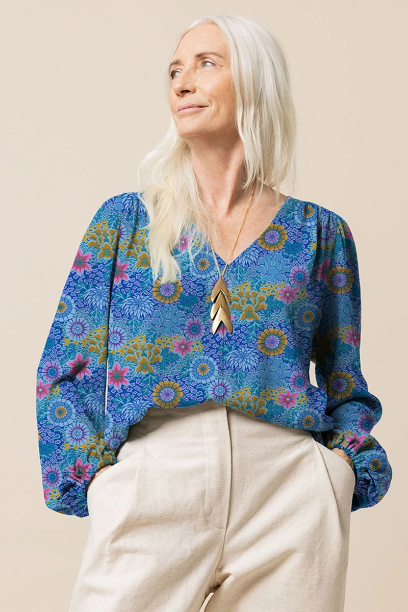 Kaffe Fassett Lawn - Dream - Blue