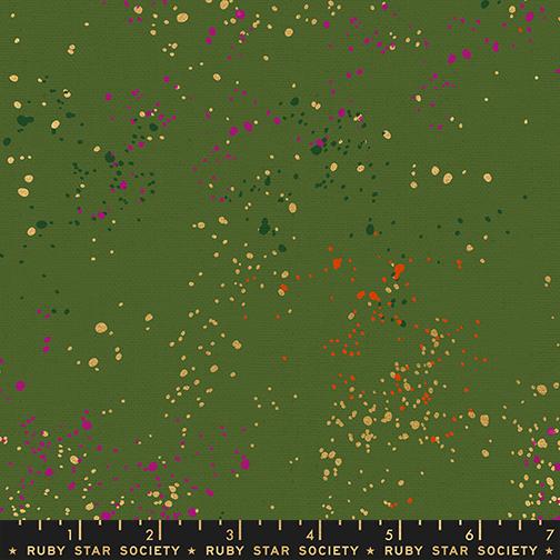 Speckled Canvas - Dark Green