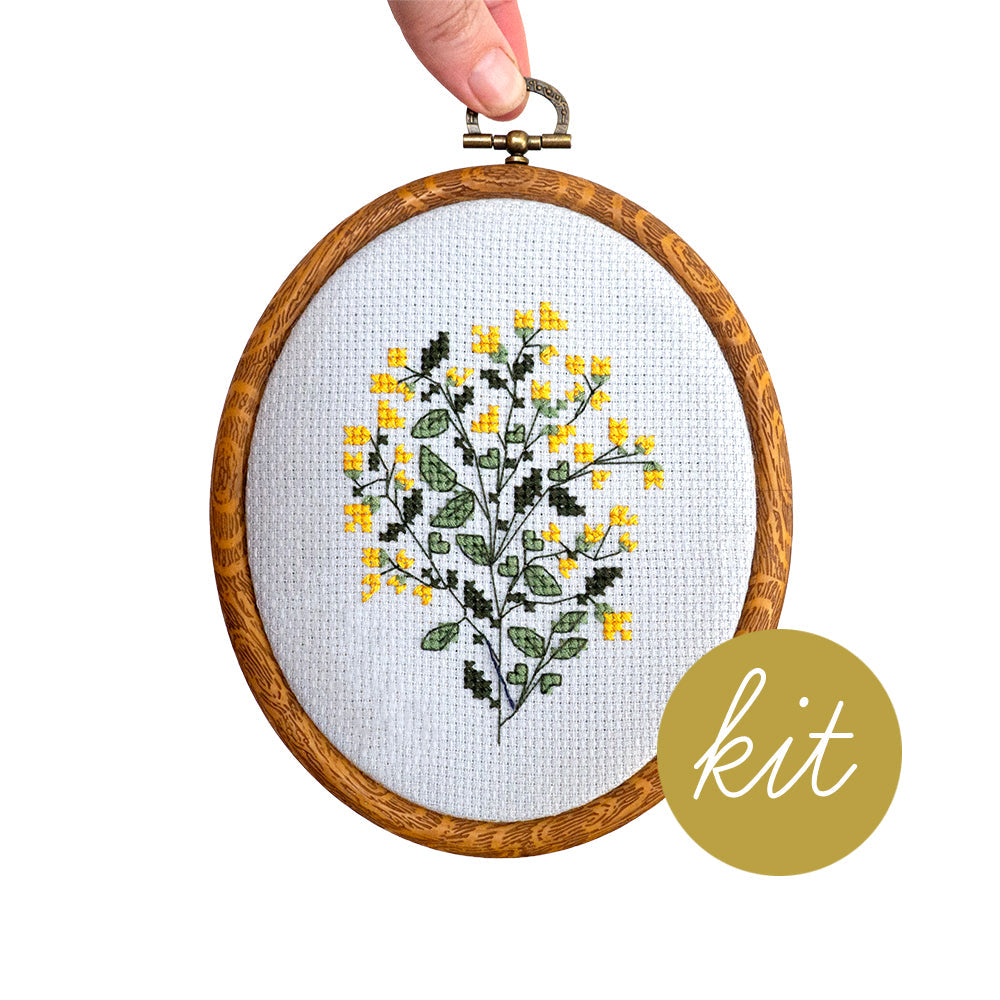 Sunlit Buttercup Cross Stitch Kit