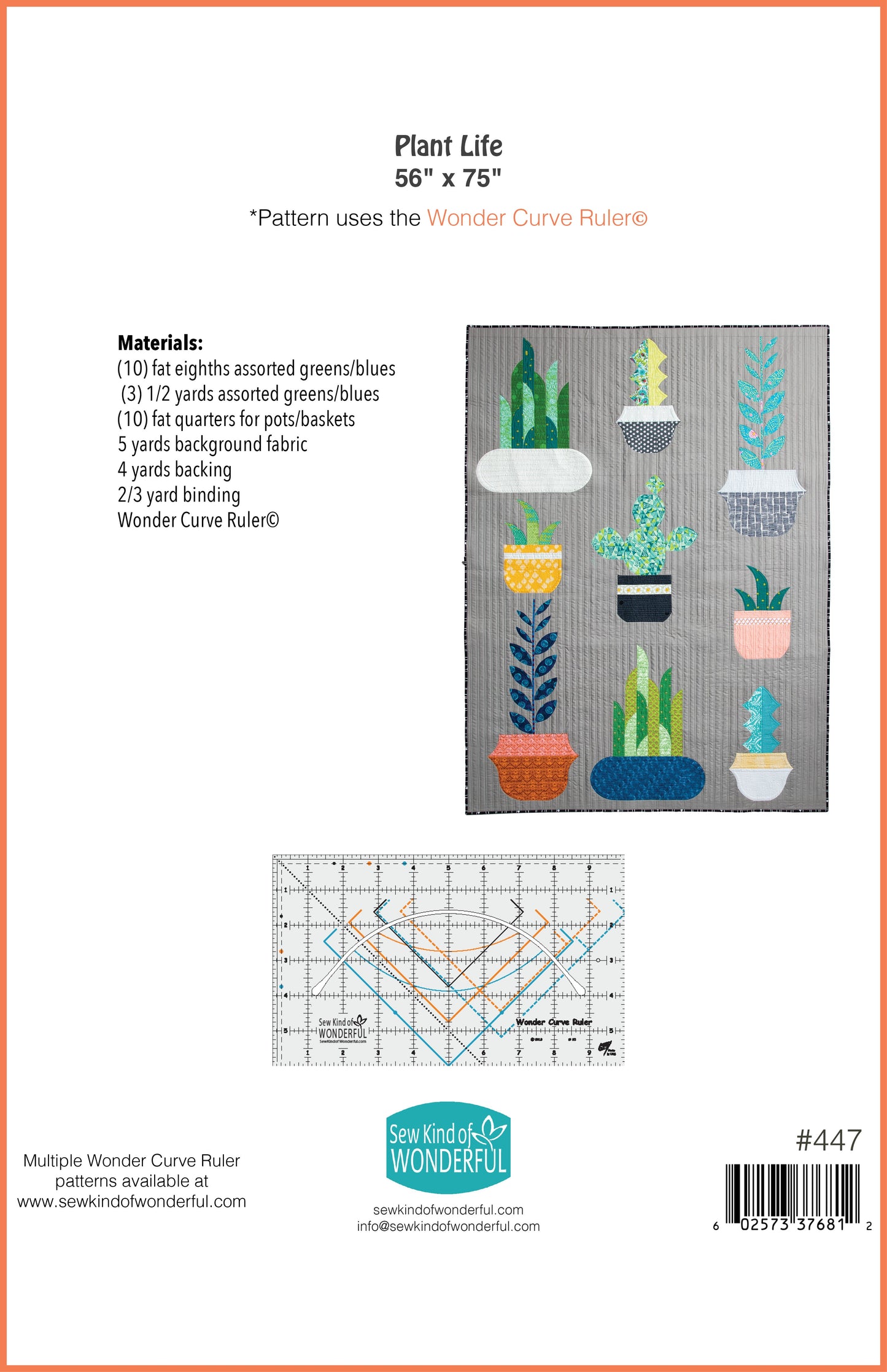 Plant Life Quilt Pattern