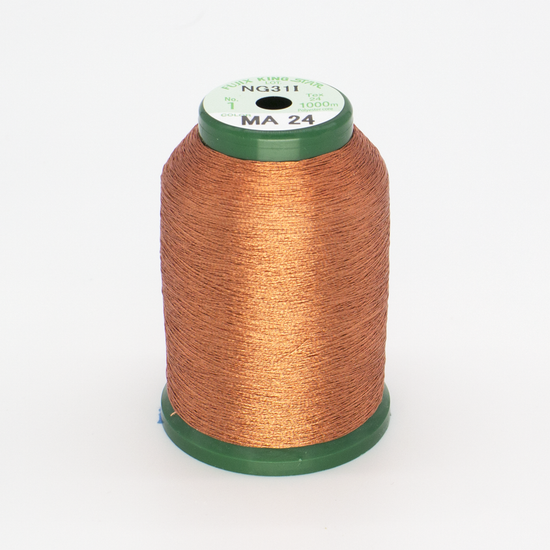 KingStar Metallic Embroidery Thread - Orange (MA24)