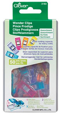 Wonder Clips Asst Colors 50pk