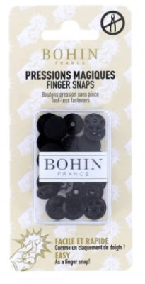 Plastic Finger Snap - 1/2" Black