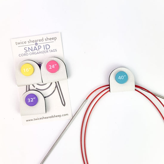 Snap ID Circular Needle Organizing Tags