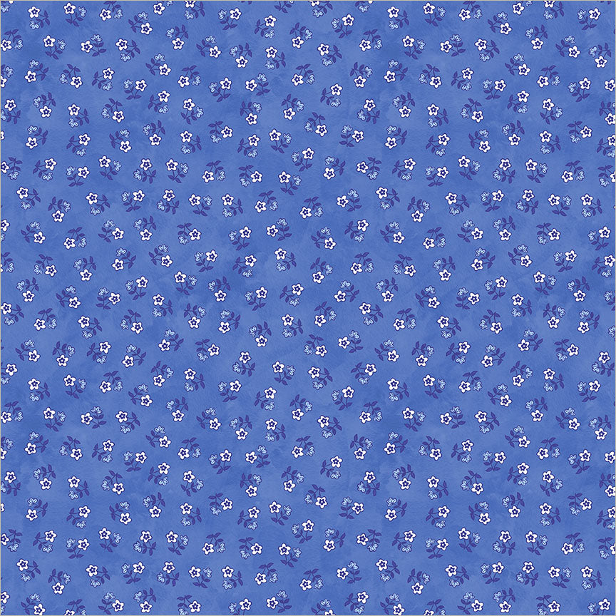 Chateau Meow - Ditsy - Cobalt