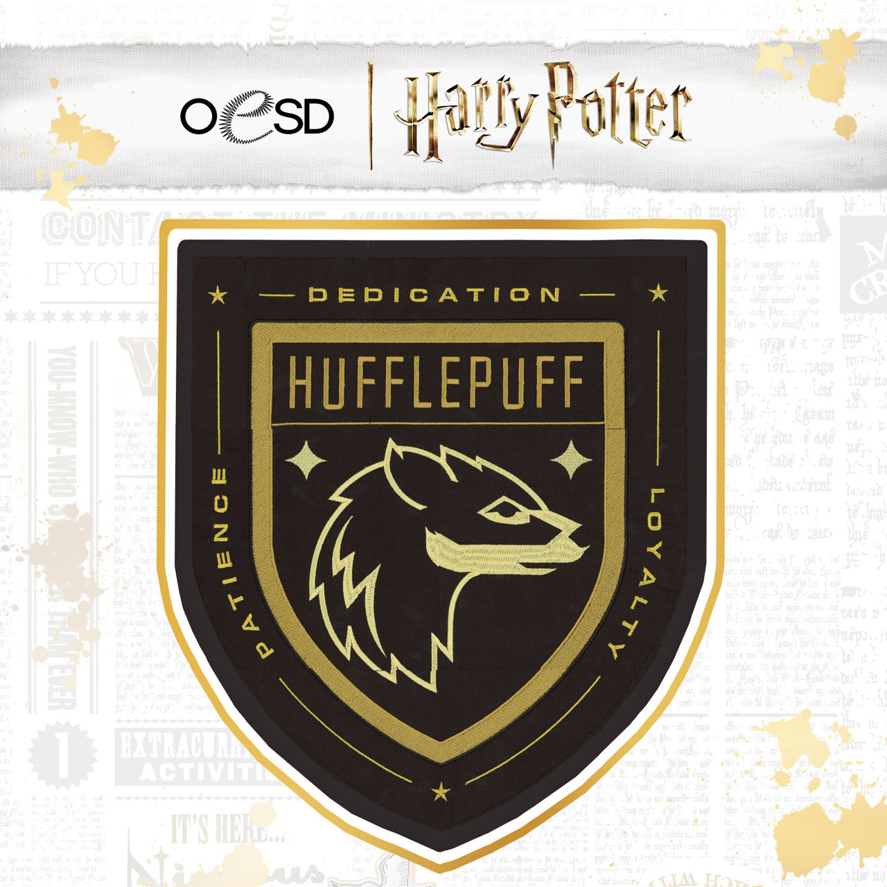Hufflepuff Tiled House Banner