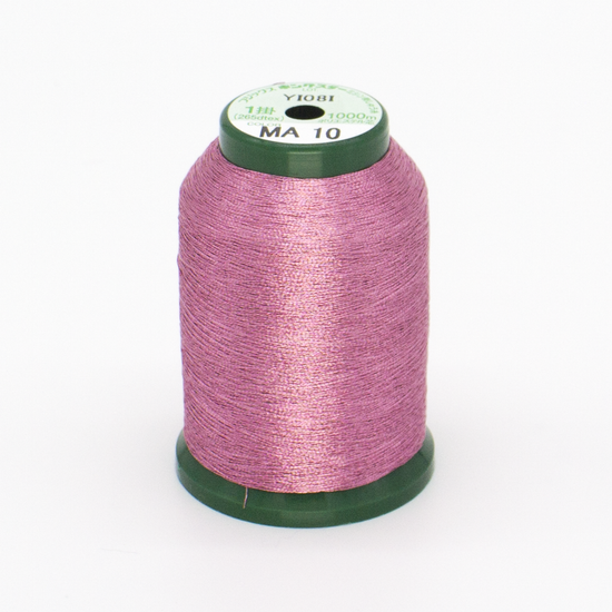 KingStar Metallic Embroidery Thread - Carnation Pink (MA10)