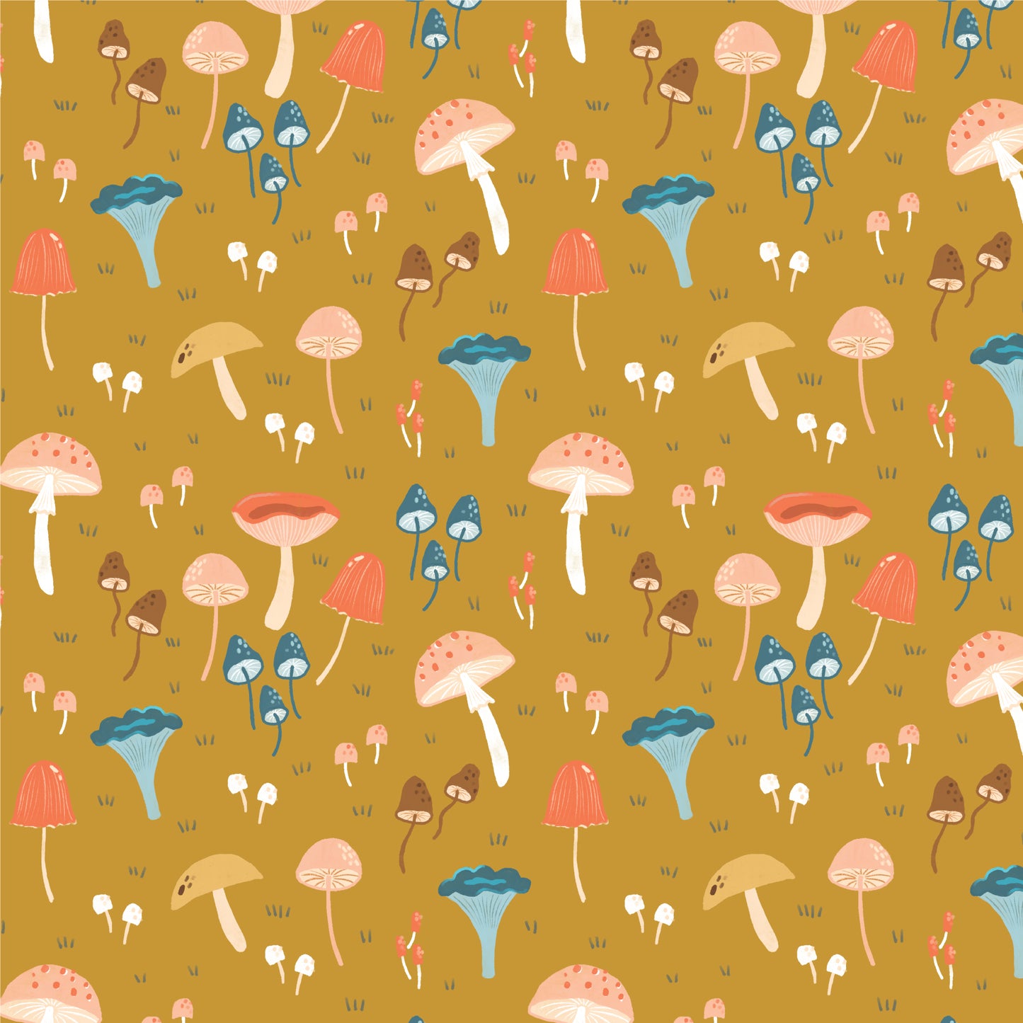 Woodland Creatures - Magic Mushroom - Gold