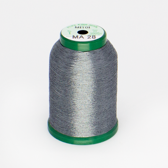KingStar Metallic Embroidery Thread - Pewter (MA28)