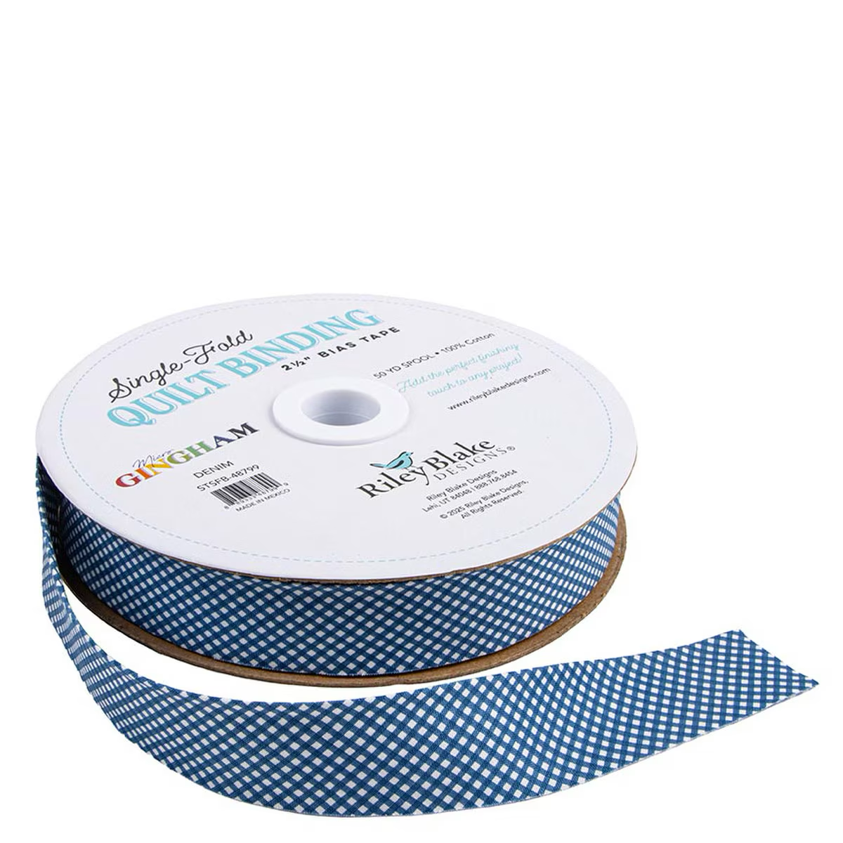 Single Fold 2.5" Quilt Binding