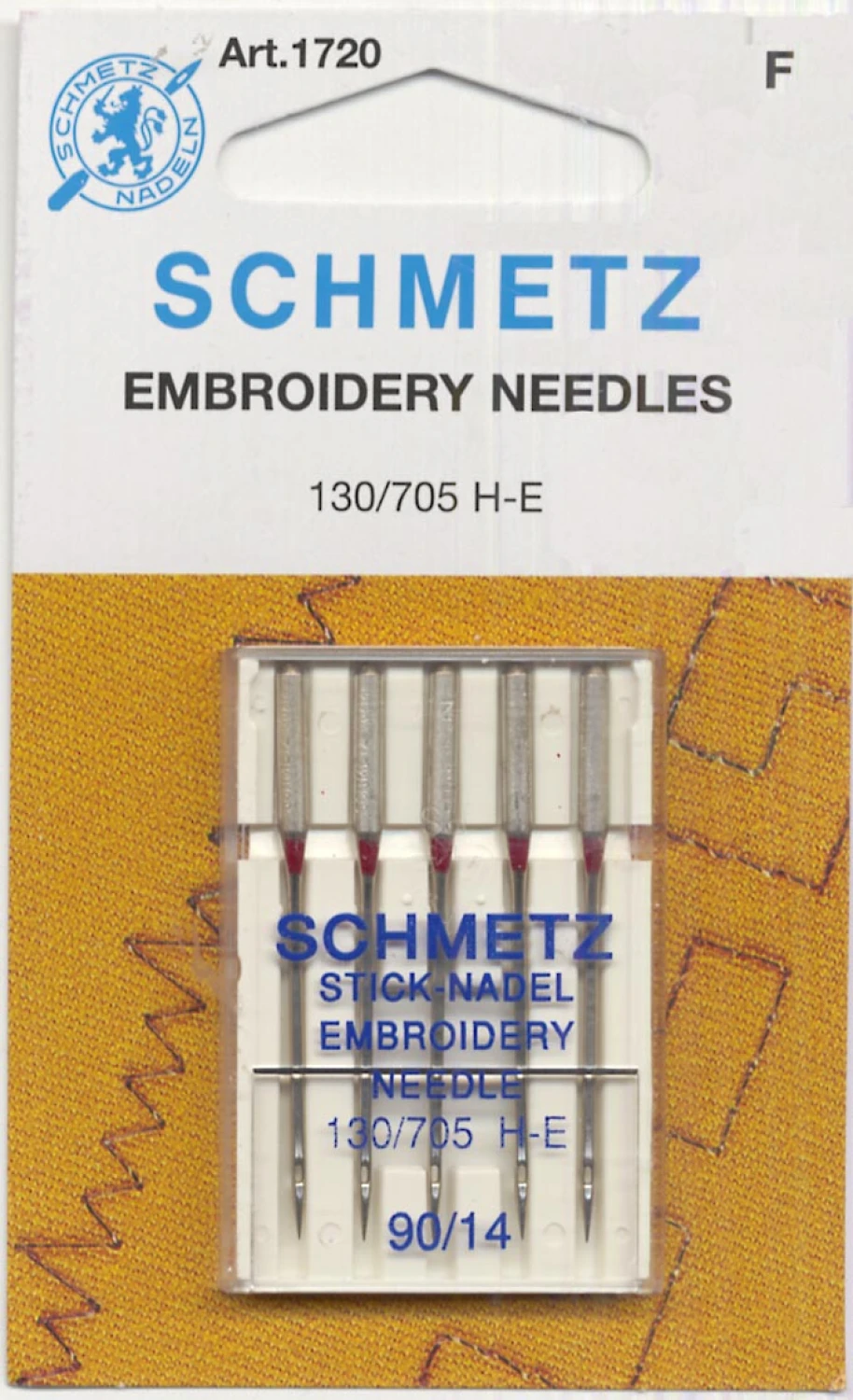 Schmetz Embroidery Needles 90/14