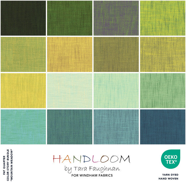 16pk Handloom Fat Quarters - Mountain Meadow