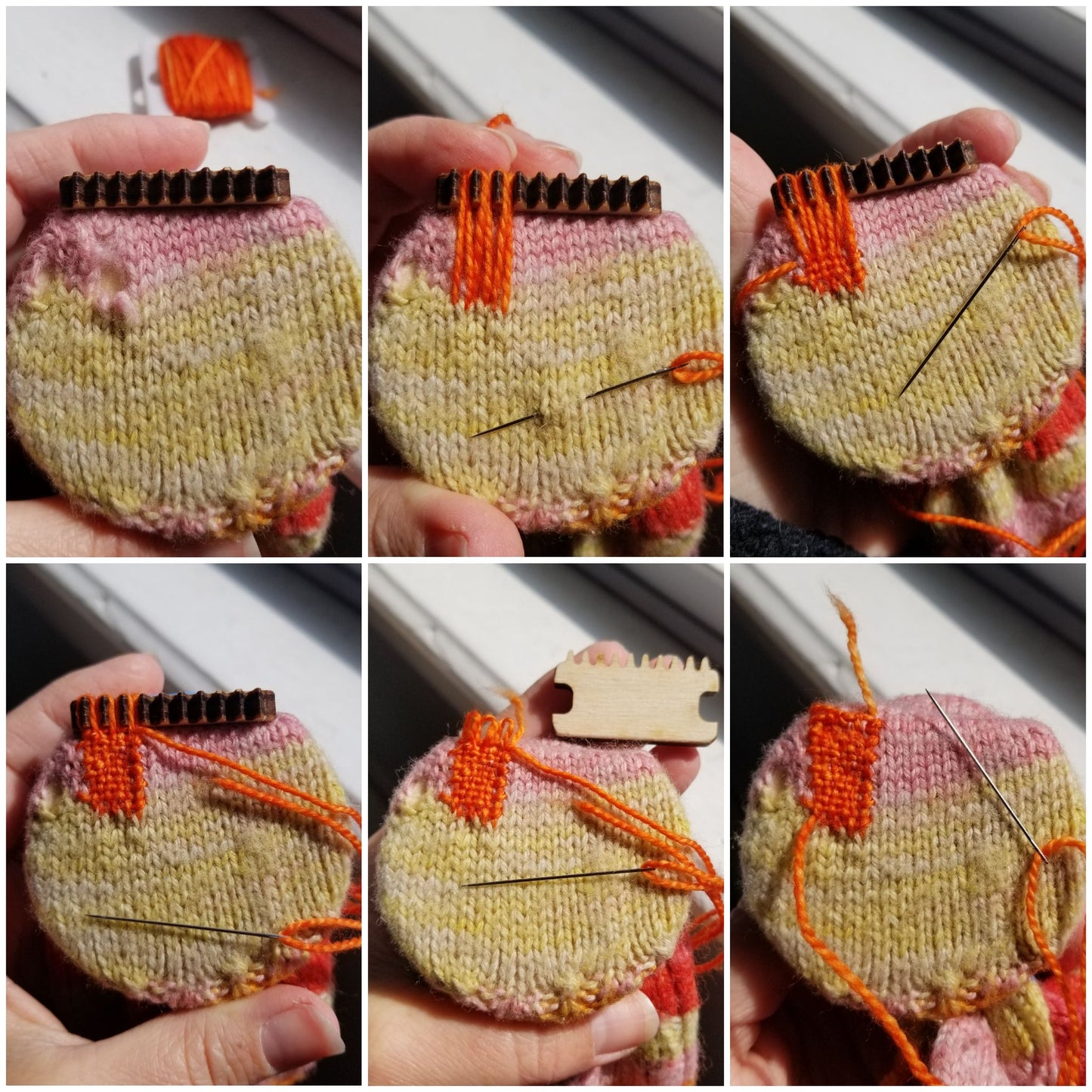 Smaller Darning & Mending Loom Kit