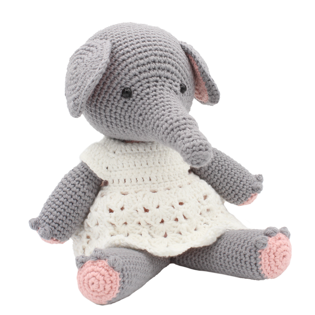 Olga the Crochet Elephant