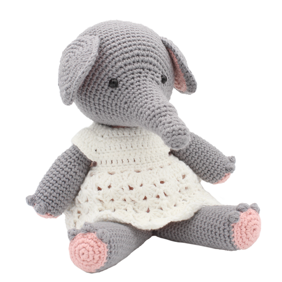 Olga the Crochet Elephant