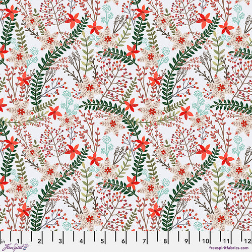 Christmas Cabin - Merry Berries - White