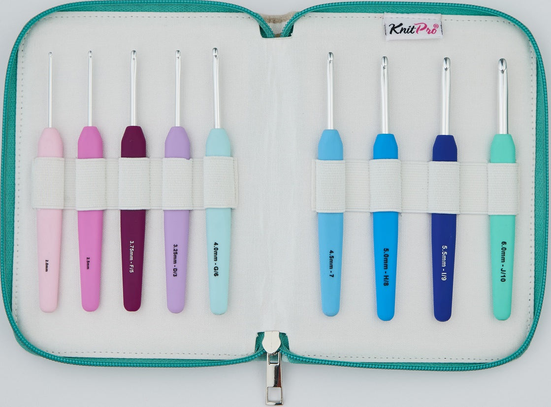 Waves Deluxe Single Ended Crochet Hook Set